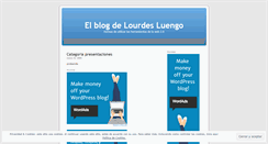 Desktop Screenshot of lourdesluengo.wordpress.com