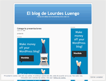 Tablet Screenshot of lourdesluengo.wordpress.com