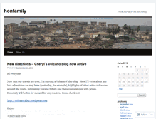 Tablet Screenshot of honfamily.wordpress.com