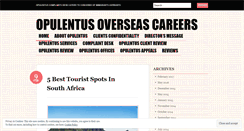 Desktop Screenshot of opulentusblog.wordpress.com