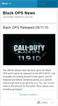 Mobile Screenshot of blackopstoday.wordpress.com