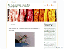 Tablet Screenshot of cronemuse.wordpress.com