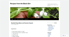 Desktop Screenshot of blackdirtrecipes.wordpress.com