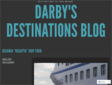 Tablet Screenshot of darbysdestinations.wordpress.com