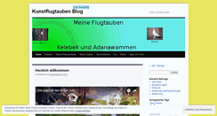 Desktop Screenshot of kunstflugtauben.wordpress.com