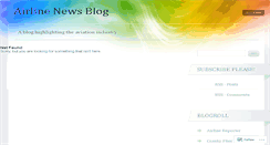 Desktop Screenshot of airlinenewsblog.wordpress.com