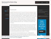 Tablet Screenshot of myarizonashortsale.wordpress.com