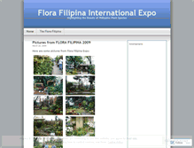 Tablet Screenshot of florafilipina.wordpress.com