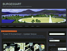 Tablet Screenshot of burgessart.wordpress.com