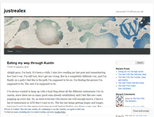 Tablet Screenshot of justrealex.wordpress.com