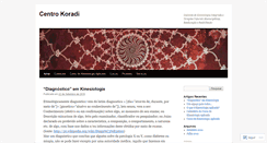 Desktop Screenshot of centrokoradi.wordpress.com