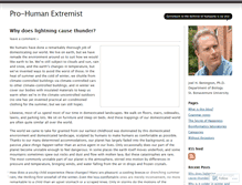 Tablet Screenshot of prohumanextremist.wordpress.com