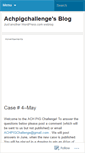 Mobile Screenshot of achpigchallenge.wordpress.com