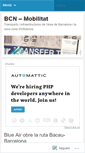 Mobile Screenshot of bcnmobilitat.wordpress.com