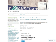 Tablet Screenshot of bcnmobilitat.wordpress.com