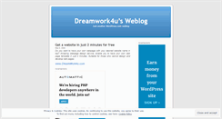 Desktop Screenshot of dreamwork4u.wordpress.com