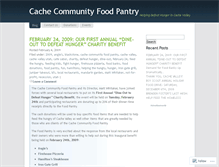 Tablet Screenshot of cachefoodpantry.wordpress.com