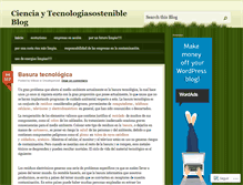 Tablet Screenshot of cienciaytecnologiasostenible.wordpress.com
