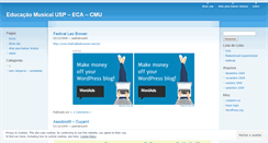 Desktop Screenshot of educacaomusicalusp.wordpress.com