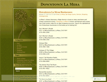 Tablet Screenshot of downtownlamesa.wordpress.com