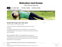 Tablet Screenshot of motivationknutas.wordpress.com