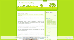 Desktop Screenshot of loveeco.wordpress.com