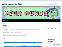 Tablet Screenshot of megamundo123.wordpress.com