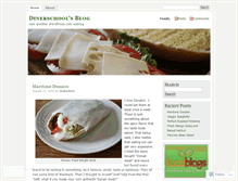 Tablet Screenshot of dinerschool.wordpress.com