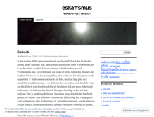 Tablet Screenshot of eskapismus.wordpress.com