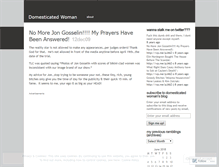Tablet Screenshot of domesticatedwoman.wordpress.com