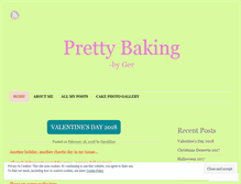 Tablet Screenshot of gercakes.wordpress.com