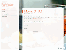Tablet Screenshot of akitchenklutz.wordpress.com
