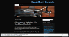 Desktop Screenshot of dranthonycaliendo.wordpress.com