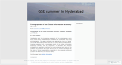 Desktop Screenshot of gseinhyderabad.wordpress.com