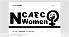 Desktop Screenshot of ncafcwomen.wordpress.com