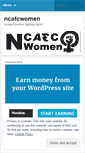 Mobile Screenshot of ncafcwomen.wordpress.com