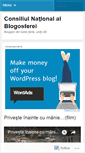 Mobile Screenshot of consiliulnationalalblogosferei.wordpress.com