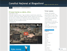 Tablet Screenshot of consiliulnationalalblogosferei.wordpress.com