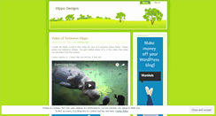 Desktop Screenshot of hippodesign.wordpress.com