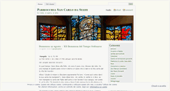 Desktop Screenshot of parrocchiasancarlo.wordpress.com