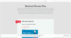 Desktop Screenshot of nationalnursesplus.wordpress.com