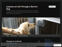 Tablet Screenshot of learningfromservicedog.wordpress.com