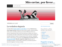 Tablet Screenshot of mascaviar.wordpress.com