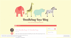 Desktop Screenshot of doodlebugtoys.wordpress.com