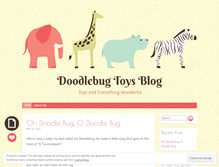 Tablet Screenshot of doodlebugtoys.wordpress.com