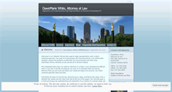 Desktop Screenshot of dmwatlaw.wordpress.com