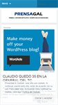 Mobile Screenshot of prensagal.wordpress.com