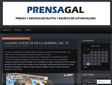 Tablet Screenshot of prensagal.wordpress.com