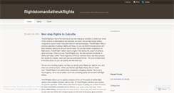 Desktop Screenshot of flightstomanilatheukflights.wordpress.com