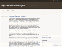 Tablet Screenshot of flightstomanilatheukflights.wordpress.com